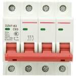 Disjoncteur 4p 63a dz47 - 63 - 4p, interrupteur de protection pour disjoncteur photovoltaque dc