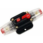 Disjoncteur automobile 12v - 24v dc avec interrupteur r�armable, fusible 60a, protection �lectrique pour ...