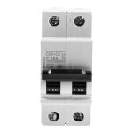 Disjoncteur c65h - dc 2p 250v dc solar energy air switch amps (16a)