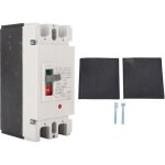 Disjoncteur dc 2p 160a 20ka, coque en plastique, interrupteur de protection contre les courts - circuits ...