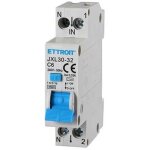 Disjoncteur diffrentiel 1p + n 6a 220v 4, 5ka 30ma 220v 1 module din ettroit jx250640