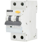 Disjoncteur diff�rentiel 2p 16a 30ma type ac ? protection contre surcharges et fuites ? montage sur rail ...