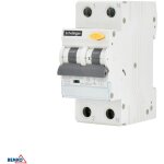 Disjoncteur diffrentiel 2p - 20a - 30ma - type ac - rail din - protection contre les surintensits