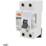 Disjoncteur diffrentiel 2p 40a 30ma - type a - rail th35 - ip20 schelinger