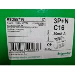 Disjoncteur diff�rentiel 3p + n 16a 30ma - ac schneider r9d55716 resi9 6ka