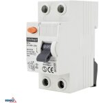 Disjoncteur diff�rentiel ac - 2p 40a 30ma - rail th35 - ip20 - 83x68x36mm