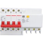 Disjoncteur miniature 4p + n, interrupteur de protection contre les fuites basse tension ac 400v 63a ...