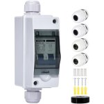 Disjoncteur miniature bipolaire dc 2p avec interrupteur de d�connexion pour batterie de voiture et bo�tier ...