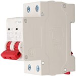 Disjoncteur miniature c20 2p dc disjoncteur miniature dc 1000v pour syst�me solaire pv disjoncteur mont� ...