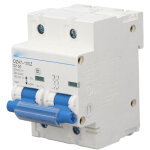 Disjoncteur miniature cc 10 ka, capacit� de coupure 10 ka, montage sur rail din 36 mm, protection contre ...