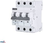 Disjoncteur tripolaire 6a - protection contre les surintensits - courbe c - pouvoir de coupure 4kv - ...