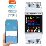 Disjoncteur wifi rail smart energy monitor meter 63a disjoncteur connect wifi commutateur wifi intelligent ...
