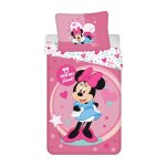Parure de lit en microfibre 'minnie : sweet like me' - rose - 140 x 200 cm - livraison gratuite - disney ...