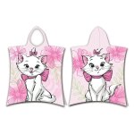 Disney - poncho de douche avec capuche en coton 'les aristochat : marie' - rose - 50 x 115 cm - livraison ...