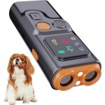 Dispositif anti - aboiements pour chiens 2025, 2 �metteurs soniques avec port�e de 18 m, �cran hd et ...