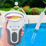 Dispositif de test de qualit de l'eau 2 en 1 pc - 102 testeur de ph pour piscine spa testeur de chlore ...