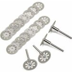 Disque diamant de coupe, 20pcs 22mm diamant mini disques � tron�onner avec 4 pi�ces mandrins tiges pour ...
