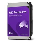 Disque dur interne western digital purple pro smart video hdd 8 to 7200 tr / min 3, 5' serial ata