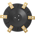 Disque de rechange pour tondeuse robot, disque rotatif 6 lames + 6 lames, compatible avec worx / landxcape ...