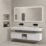 Distribain - meuble de salle de bain romanza 1600 blanc