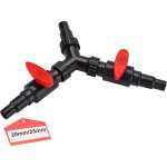 Distributeur  3 voies 20 / 25 mm (3 / 4 1') adaptateur de rpartiteur en y rglable abs connecteur de ...
