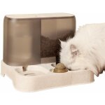 Distributeur automatique 2 en 1, fontaine � boire bol d'alimentation en eau bol pour chat station d'alimentati ...