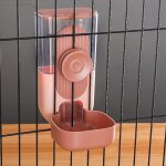 Distributeur automatique de nourriture pour chats - 0, 87 litre - pour petits et moyens animaux - rouge ...