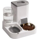 Distributeur automatique de nourriture et d'eau pour chat (2, 2 l + 1 l) ? combiné 2 en 1 avec bol en ... Distributeur automatique de nourriture et d'eau pour chat (2, 2 l + 1 l) ? combiné 2 en 1 avec bol en ...