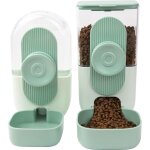 Distributeur automatique de nourriture � suspendre, distributeur eau pour petits animaux, mangeoire automatiqu ...