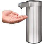 Distributeur automatique de savon en acier inoxydable 270ml avec capteur, distributeur de savon infrarouge ...