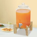 Distributeur de boissons en verre de 5 litres / 1, 1 gallon distributeur de jus de fruits distributeur ... Distributeur de boissons en verre de 5 litres / 1, 1 gallon distributeur de jus de fruits distributeur ...