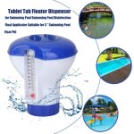 Distributeur de chlore flottant de 12, 7 cm pour piscine, spa, jacuzzi Distributeur de chlore flottant de 12, 7 cm pour piscine, spa, jacuzzi