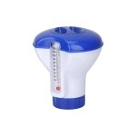 Distributeur de chlore flottant de 12, 7 cm pour piscine, spa, jacuzzi (bleu et blanc) Distributeur de chlore flottant de 12, 7 cm pour piscine, spa, jacuzzi (bleu et blanc)