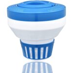 Distributeur de chlore flottant pour piscine, grand format de 18 cm, idal pour piscine intrieure et ...