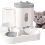 Distributeur croquettes chat automatique 2 bols distributeur croquettes chat, chien gamelle � nourriture ...