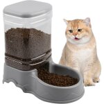 Jamais utilis�]distributeur croquettes chat automatique 3, 5l gamelle chat d�tachables station d'alimentation ...