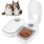 Distributeur croquettes chat automatique, 700ml distributeur de croquettes pour chat 1 � 48 heures, mangeoire ...