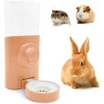 Distributeur eau lapin, 600ml suspendue abreuvoir automatique biberon cochon d'inde anti - goutte hamster ...
