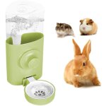 Distributeur eau lapin, 600ml suspendue biberon lapin, automatique anti - goutte biberon, convient aux ...