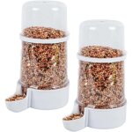 Distributeur d'eau pour perruches sans g�chis, distributeur de graines de nourriture pour perroquets, ...