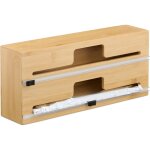 Distributeur film alimentaire et aluminium, pour 2 rouleaux, pour tiroir, bambou, 14, 5 x 33, 5 x 8 cm, ... Distributeur film alimentaire et aluminium, pour 2 rouleaux, pour tiroir, bambou, 14, 5 x 33, 5 x 8 cm, ...