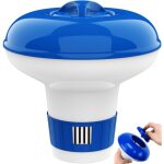 Distributeur flottant pour piscine, distributeur flottant de chlore 5 pouces, doseur de chlore automatique, ... Distributeur flottant pour piscine, distributeur flottant de chlore 5 pouces, doseur de chlore automatique, ...