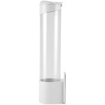 Distributeur de gobelets en papier anti - poussi�re avec support en plastique, pour fixation murale ou ...
