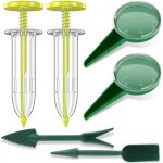 Distributeur de graines, 6 pcs mini semoir semences, semoir � graines, semoir � graines de jardin manuel, ...