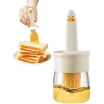 Distributeur d'huile d'olive avec pinceau - r�servoir d'huile avec brosse, pinceau � huile de cuisine ...