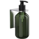 Distributeur mural inox 1 flacon, support shampoing / gel / lotions, salle de bain
