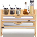 Distributeur papier aluminium et film, coupe - papier essuie - tout, porte - rouleau mural organisateur ...