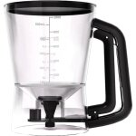 Distributeur de p�te � gaufres, l forme entonnoir shaker manuel, verseur pour cr�pes, pour cuisine sauce ...