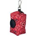Distributeur de sacs  djection bandana rouge