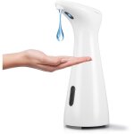 Distributeur de savon automatique, 200ml distributeur de savon liquide avec capteur infrarouge, ipx6 ...